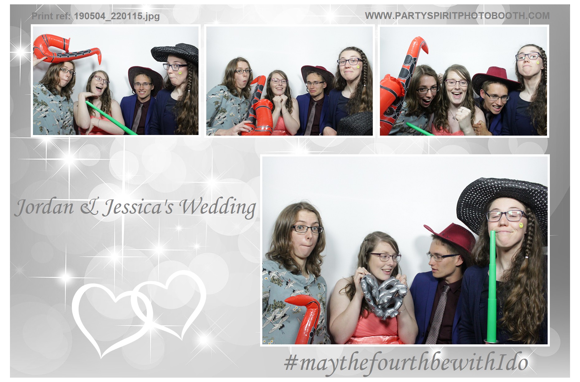 Jordan and Jessica's Wedding | View more photos from the event at gallery.partyspiritphotobooth.com/u/PartySpiritPhotoBooth/Jordan-and-Jessicas-Wedding